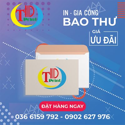 BẢNG BÁO GIÁ IN BAO THƯ, TIÊU ĐỀ - THÀNH DANH